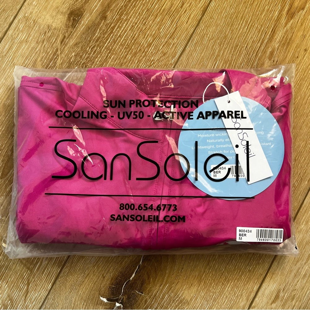 Women's Fuchsia Sun Protection Top - UV50 Cooling Activewear